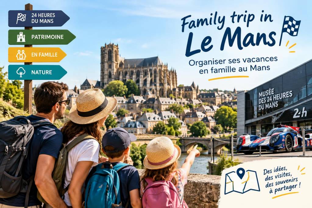 Family trip in Le Mans: organiser ses vacances en famille au Mans