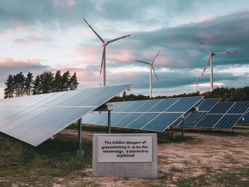 The hidden dangers of greenwashing in the renewable energy industry explained