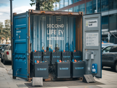 How to build a street-level microgrid with second-life ev batteries and community tariffs