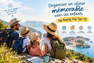 Organiser un séjour mémorable avec ses enfants: top family trip tips