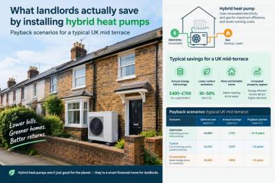What landlords actually save by installing hybrid heat pumps: payback scenarios for a typical uk mid-terrace